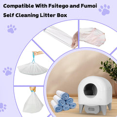 Loveishere custom-fit liner hugs the waste drawer for a tidy fit.