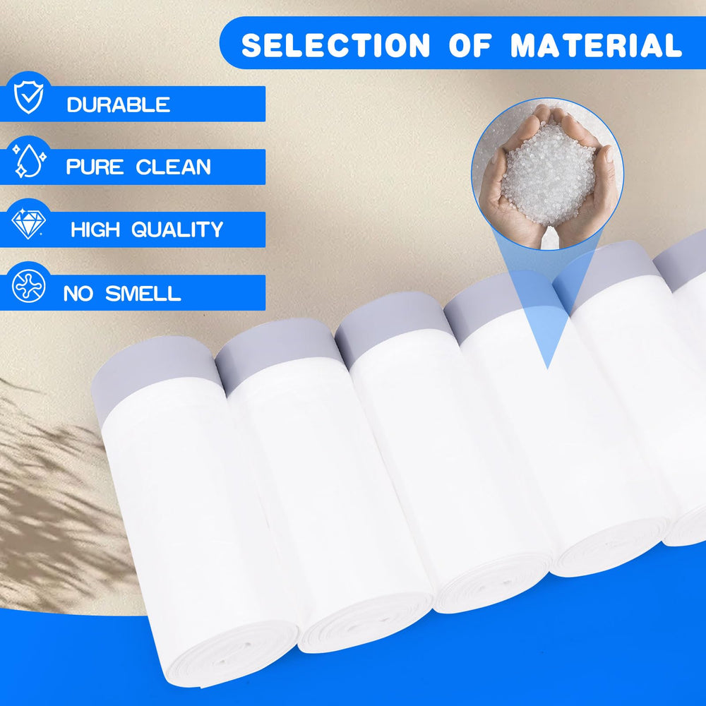 Loveishere large-capacity liners manage up to 22 lbs of waste.