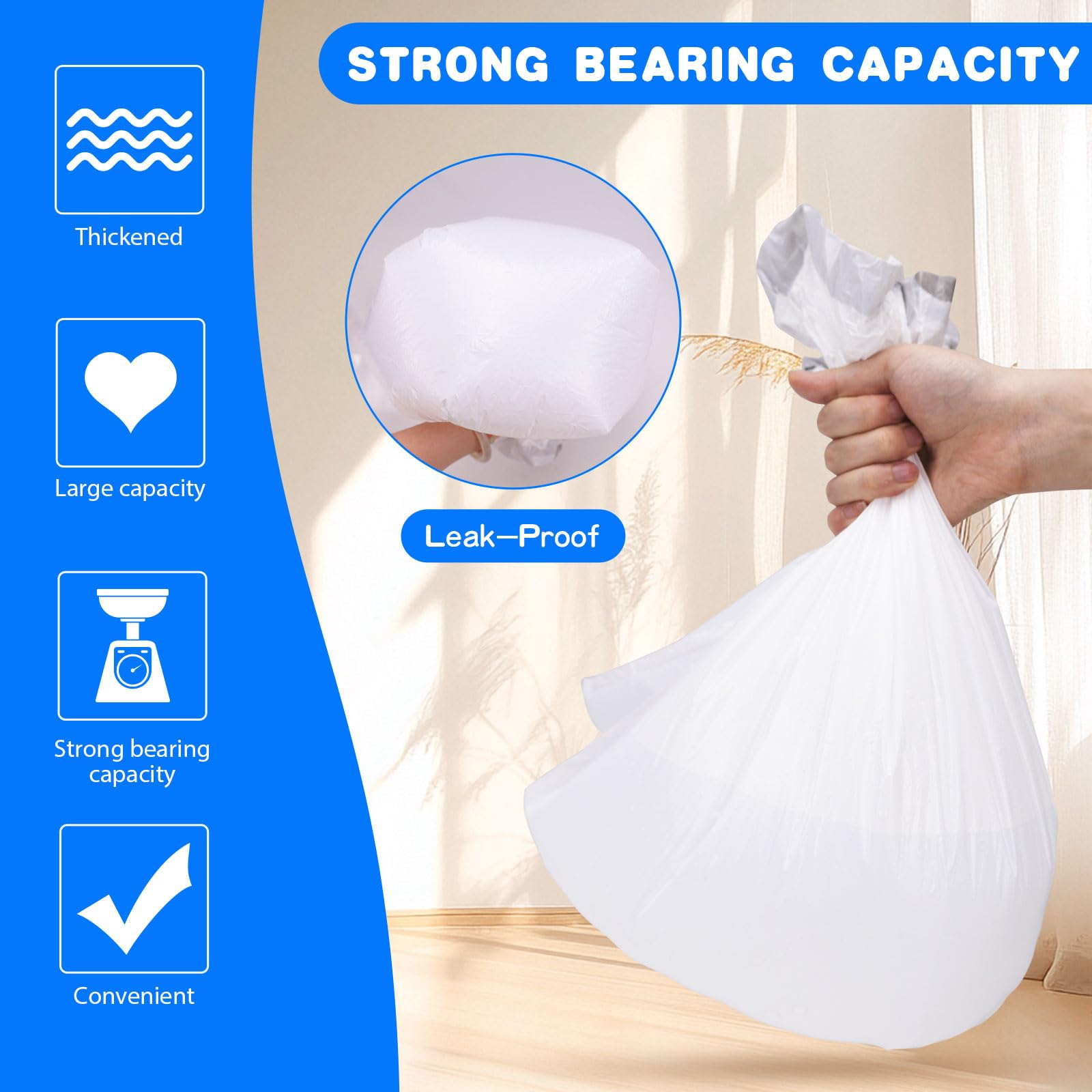 Loveishere multi-cat-friendly liners for efficient waste handling.