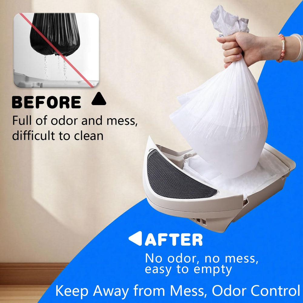 Loveishere tear-resistant HDPE liners prevent leaks during disposal.