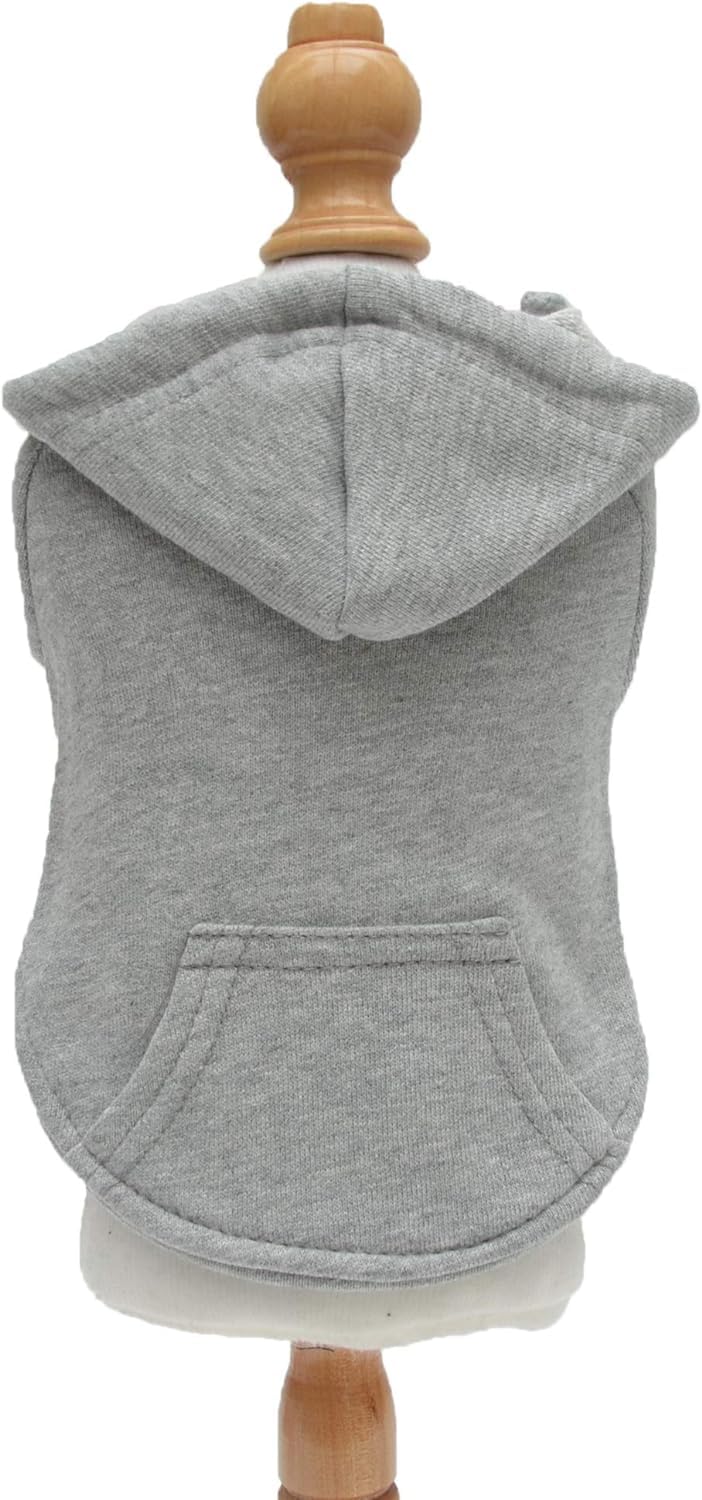 Lovelonglong dachshund-fit hoodie demonstrates snug, comfortable wear.