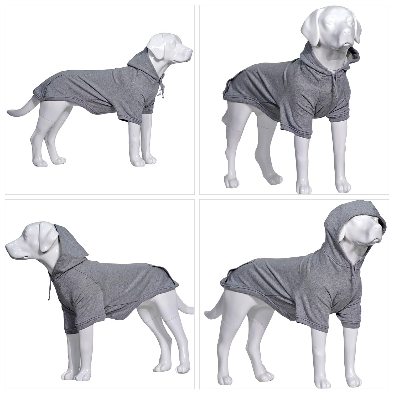 Lovelonglong hoodie gray pocket shot shows convenient small-item space.