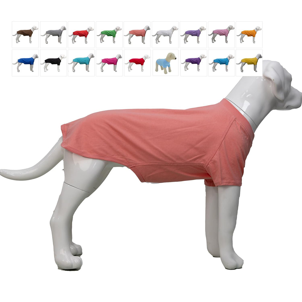 Lovelonglong dog-tshirt lotus-pink-xxxl worn for comfortable all-day wear
