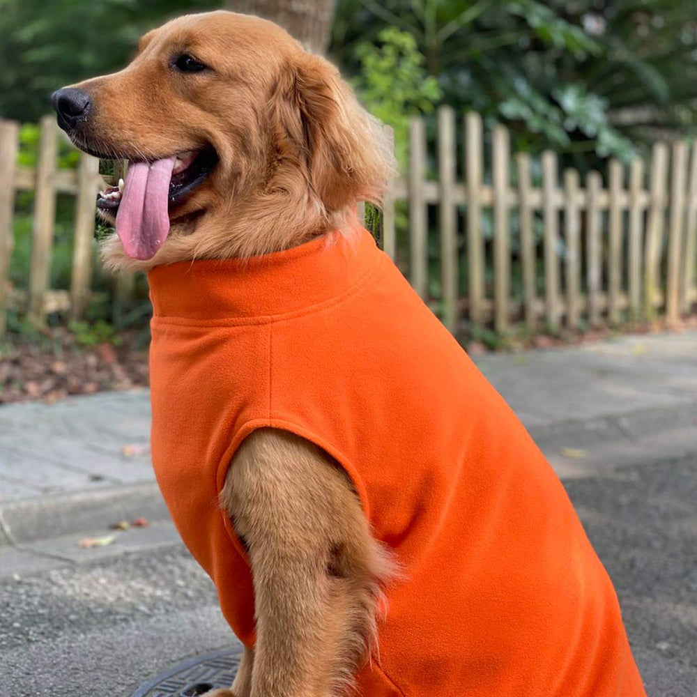 Lovelonglong dog winter vest size range ensures a snug fit