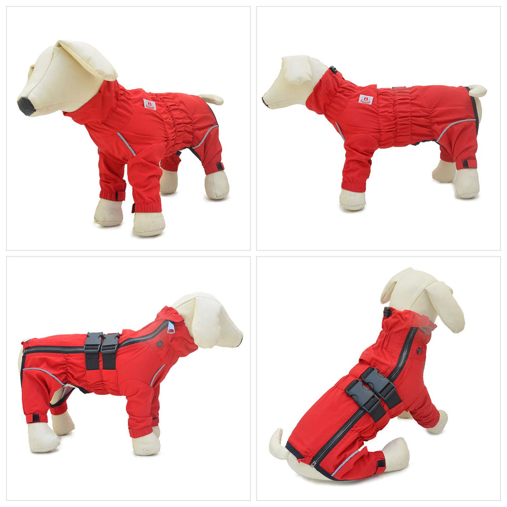 Lovelonglong Waterproof Jacket adjustable neck and chest for a snug fit