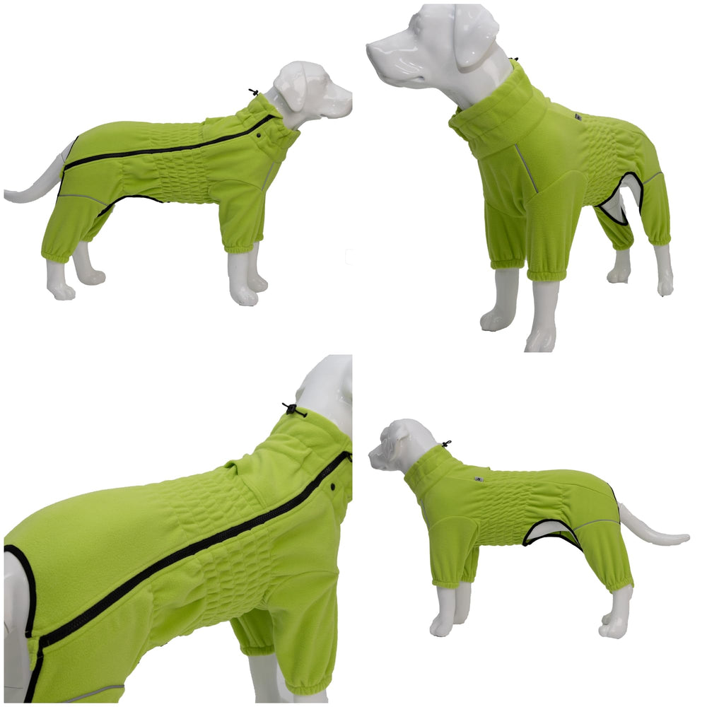 Lovelonglong Warm Dog Coat plush collar folded for neck warmth and easy adjustment