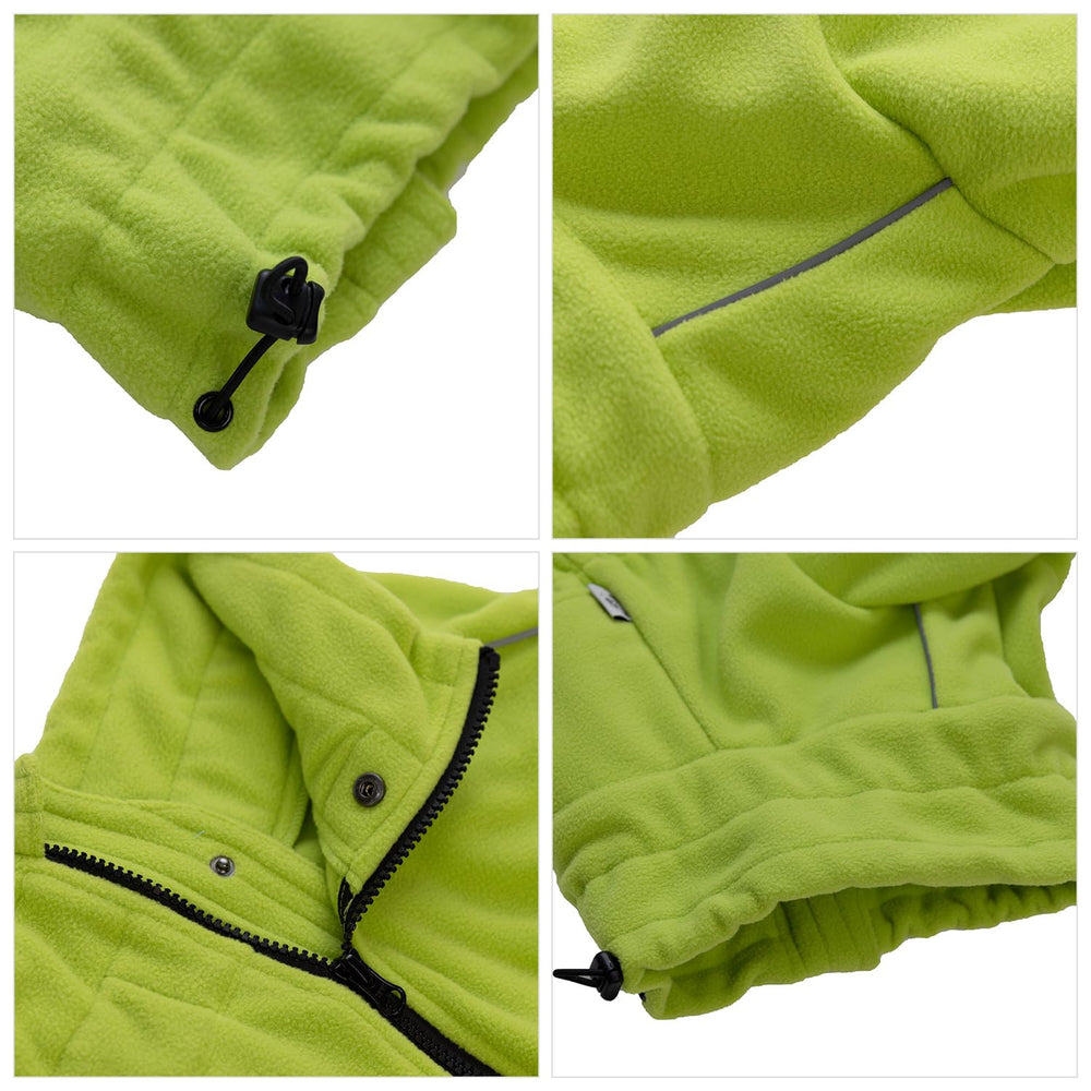 Lovelonglong Warm Dog Coat side zipper enables quick on/off dressing
