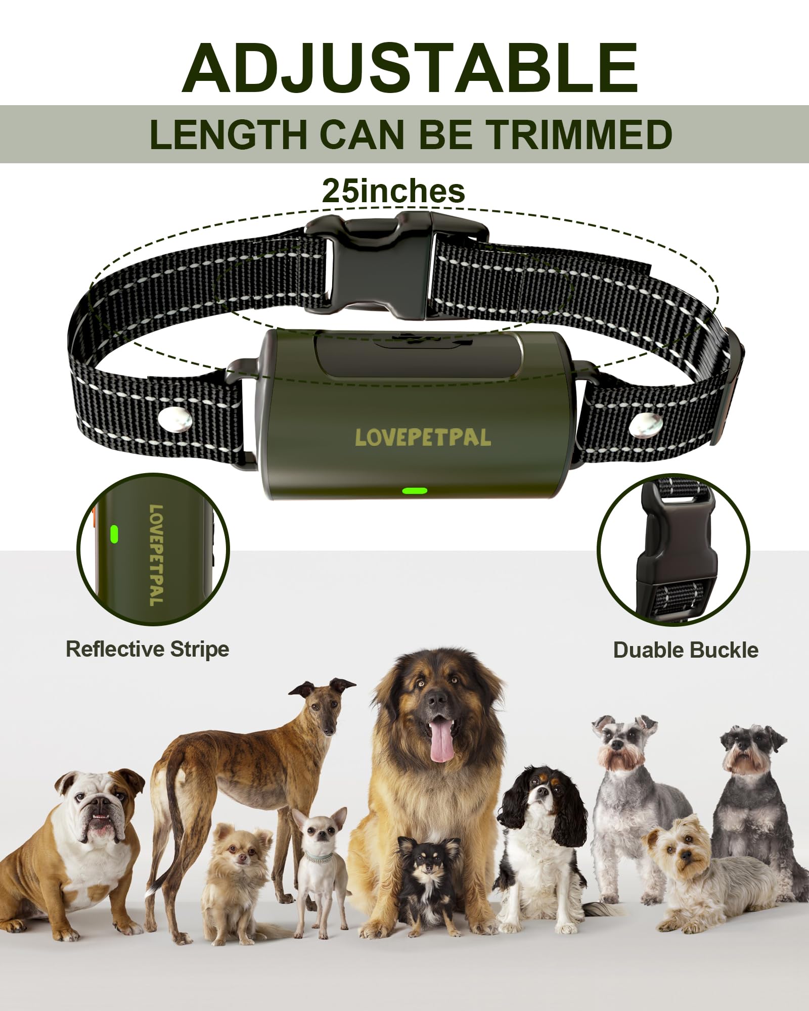 LOVEPETPAL 3500ft range collar for extended outdoor training sessions