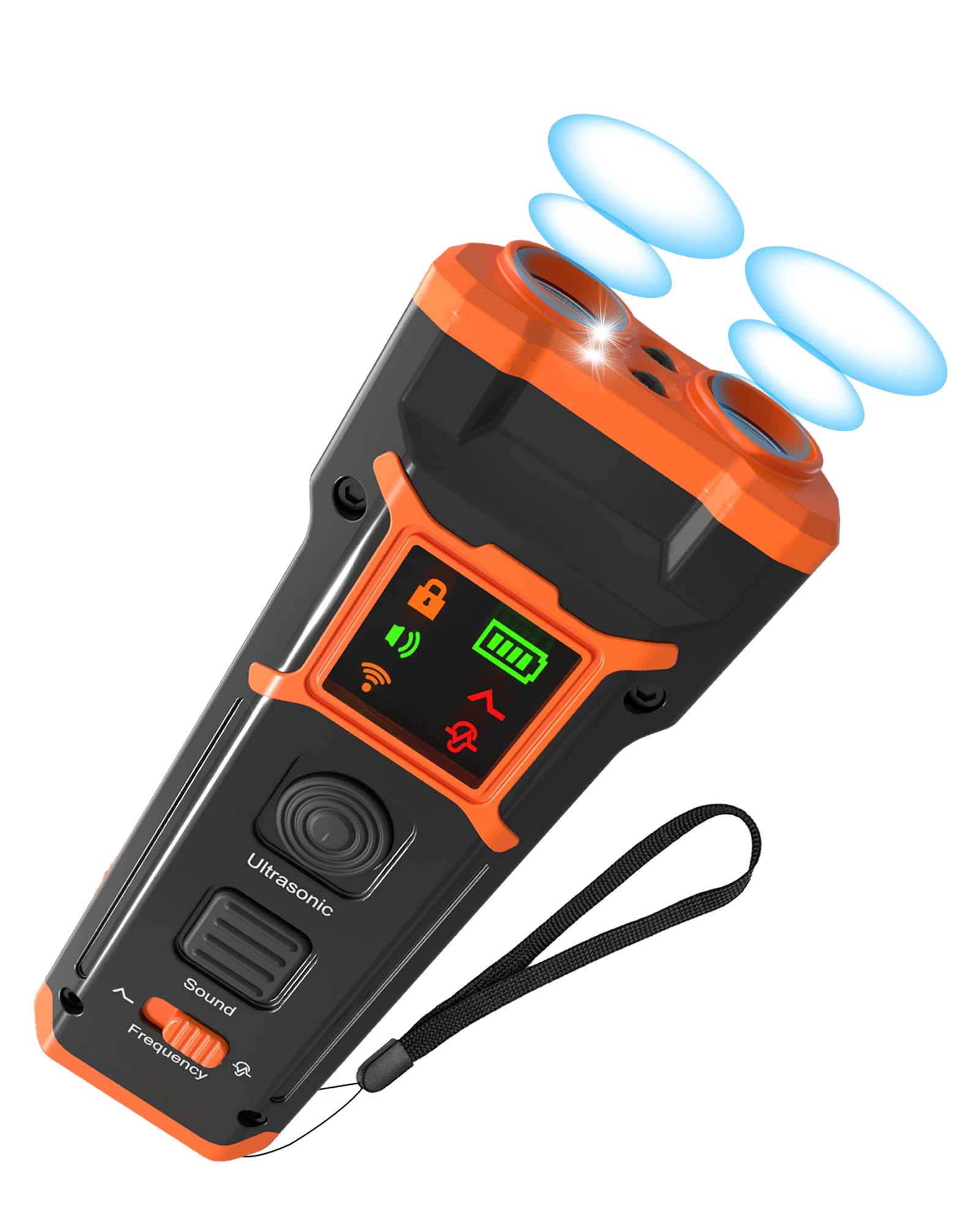 LOVEPETPAL Dog Bark Deterrent Device front view supports calm training and quiet spaces.