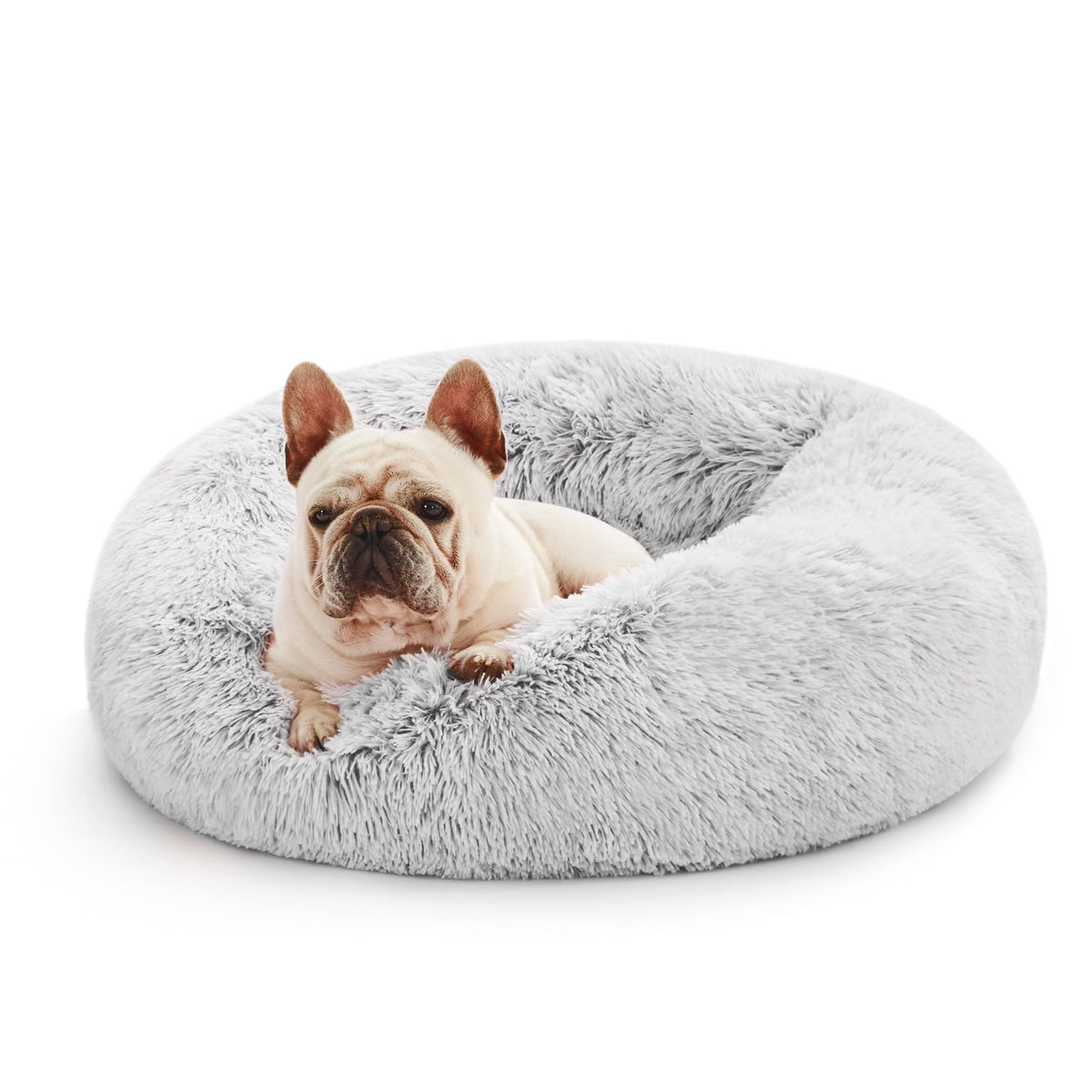 Love's cabin calming cat bed with nest walls for secure indoor lounging