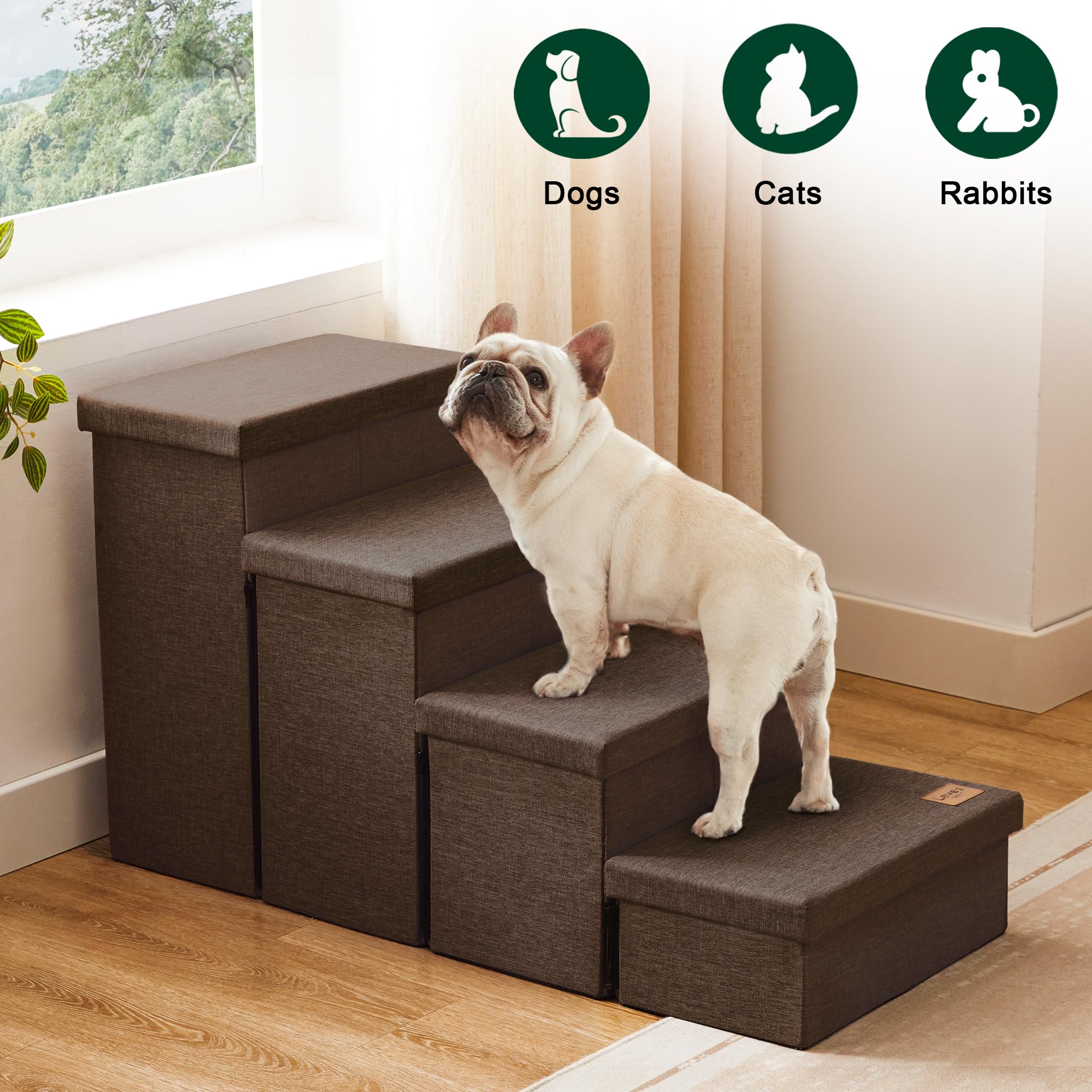Love's cabin dog stairs bed or couch compatibility for easy pet access