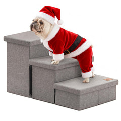 Love's cabin dog stairs high bed setup aids pets reaching elevated beds safely