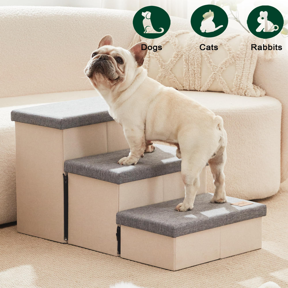 Love's cabin dog stairs weight capacity 200 lbs ensures durable use for larger dogs.
