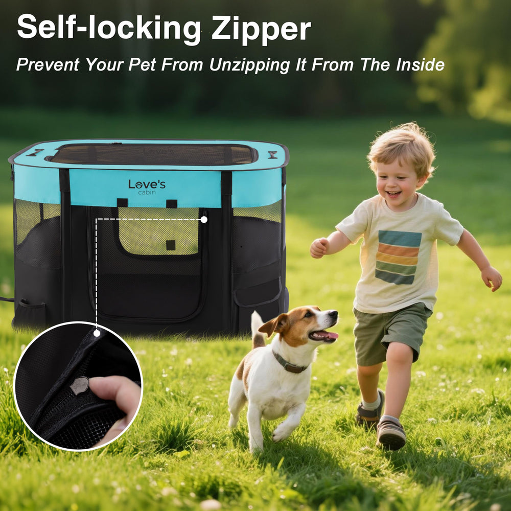 Love's cabin easy-clean mesh and Oxford fabric for quick maintenance