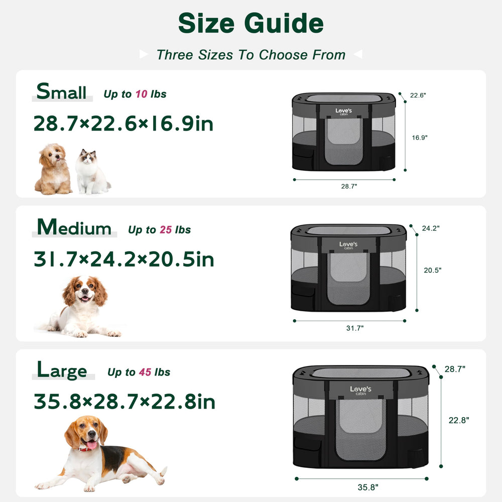 Love's cabin foldable playpen setup shown for quick travel