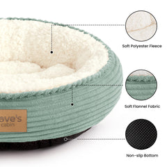 Love's cabin nest-wall design close-up highlights secure, warm edges for restful naps.