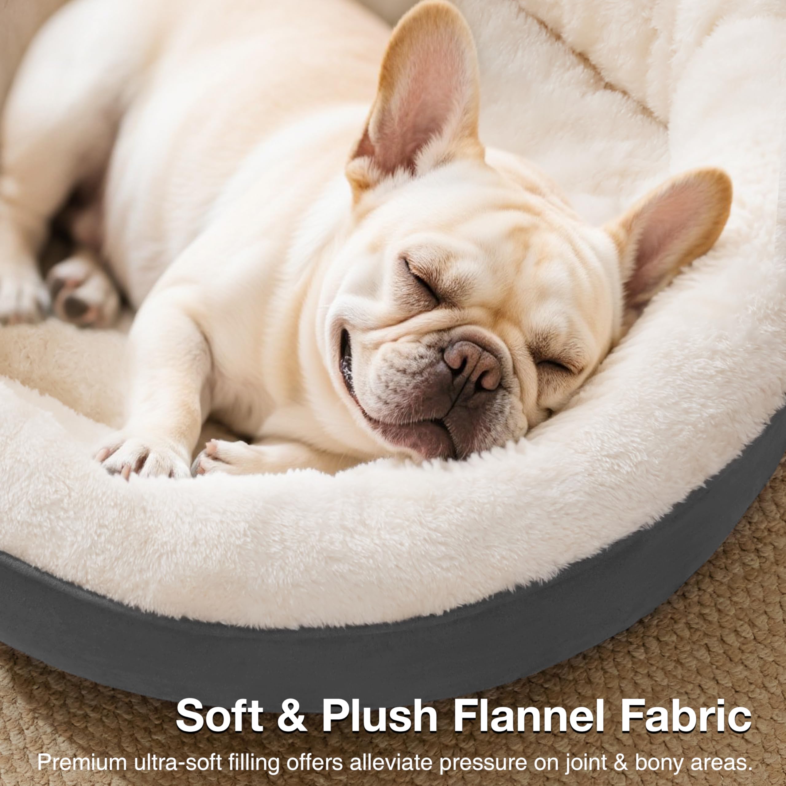 Love's cabin bed uses OEKO-TEX certified fabric for pet safety.