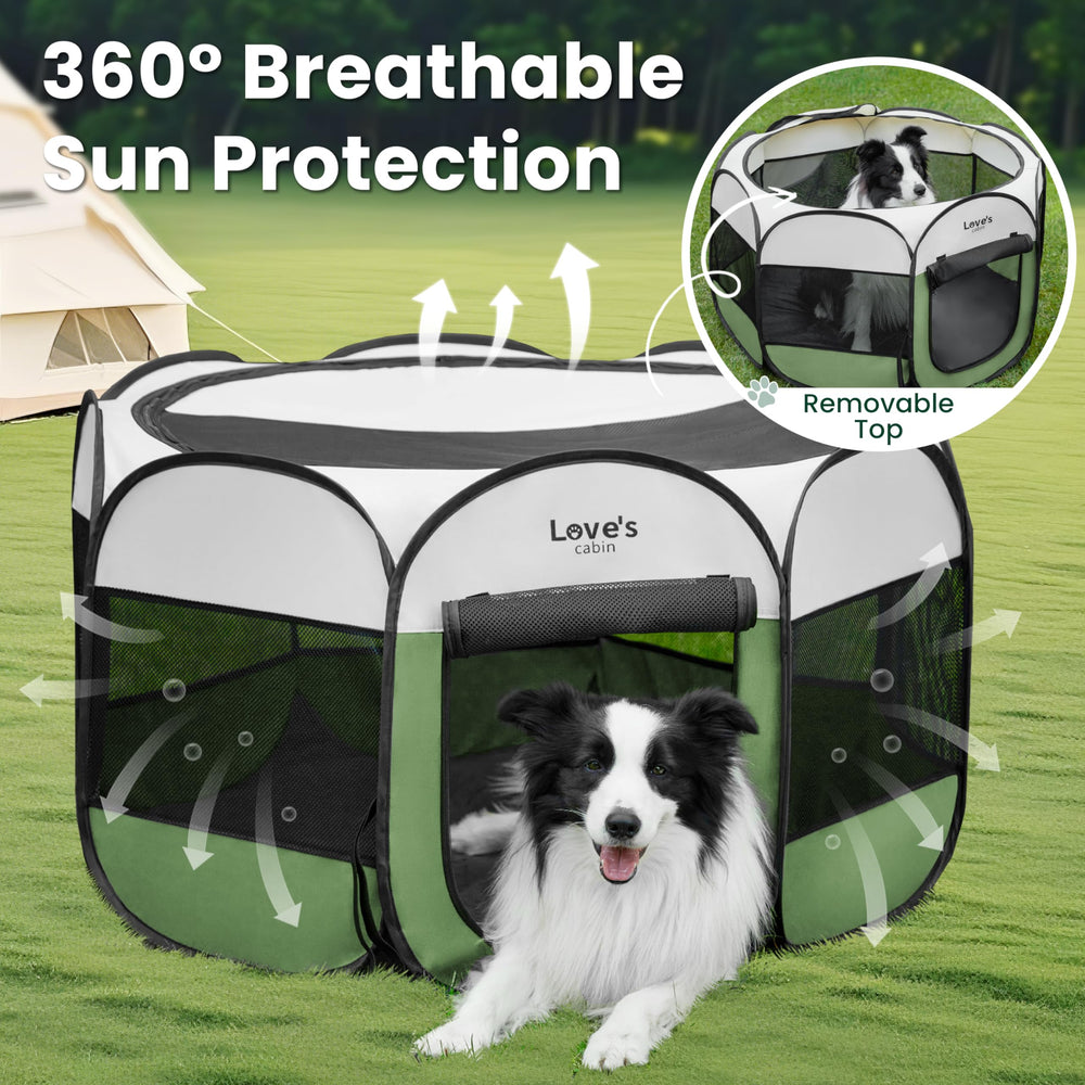 Love's cabin zippered top shade option for quick access and shade