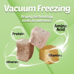 Loves4Pets turtle food ingredients feature chicken, duck, salmon for variety.