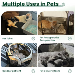 Love's cabin portable playpen carrying case simplifies transport and storage