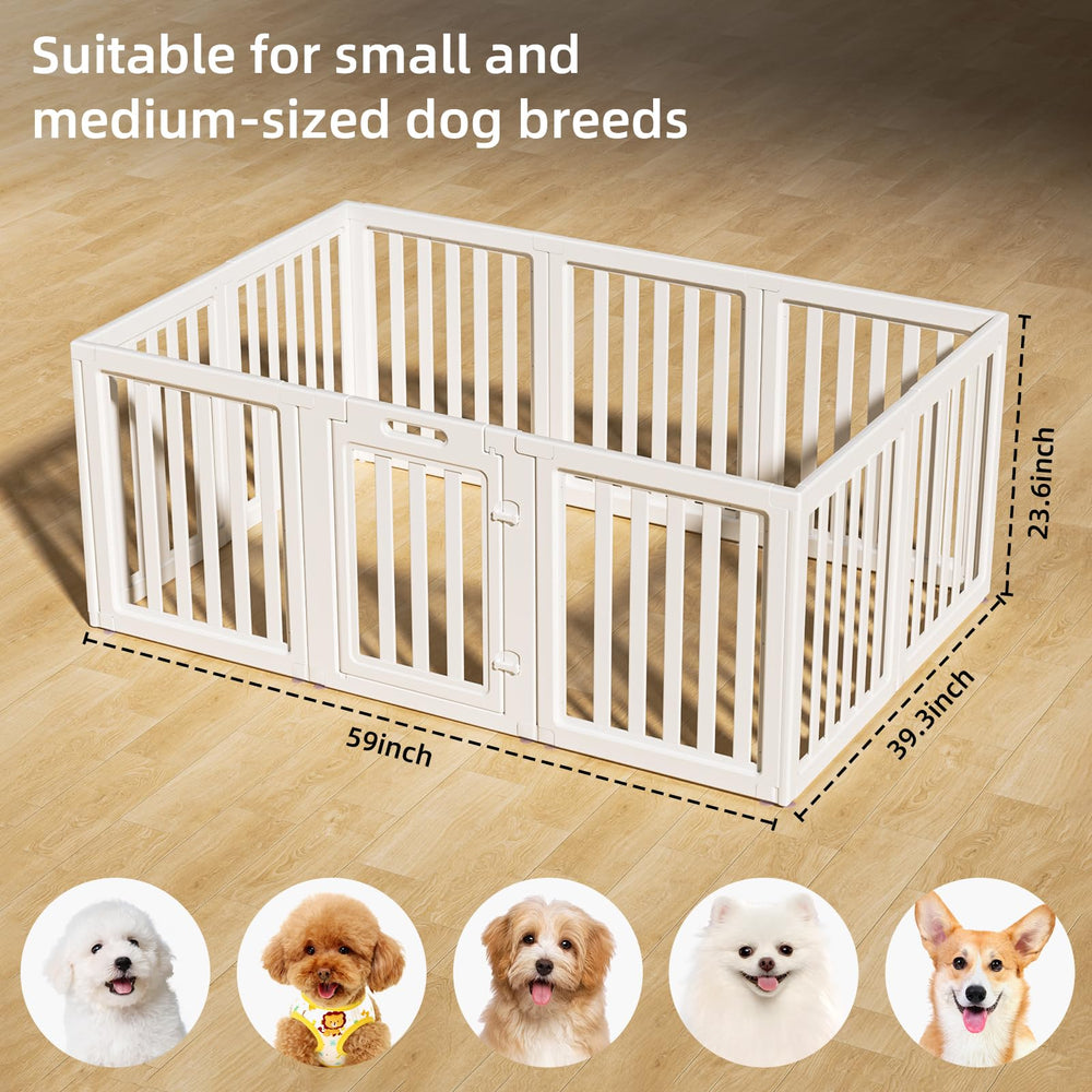 LoveTail pen transparent panels offer a bright, visible space for pets.