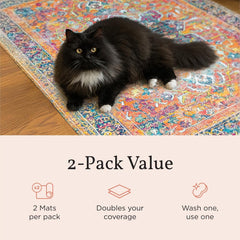 Lovewag Pets Indigo Garden mat soft paw-friendly surface close-up