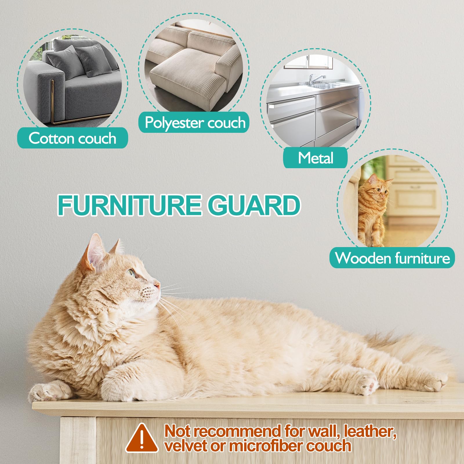 Lovinch furniture scratch protector helps keep sofas scratch-free for families.