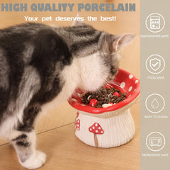 LOVINFURBABY ceramic-cat-bowl-easy-clean surface for quick maintenance