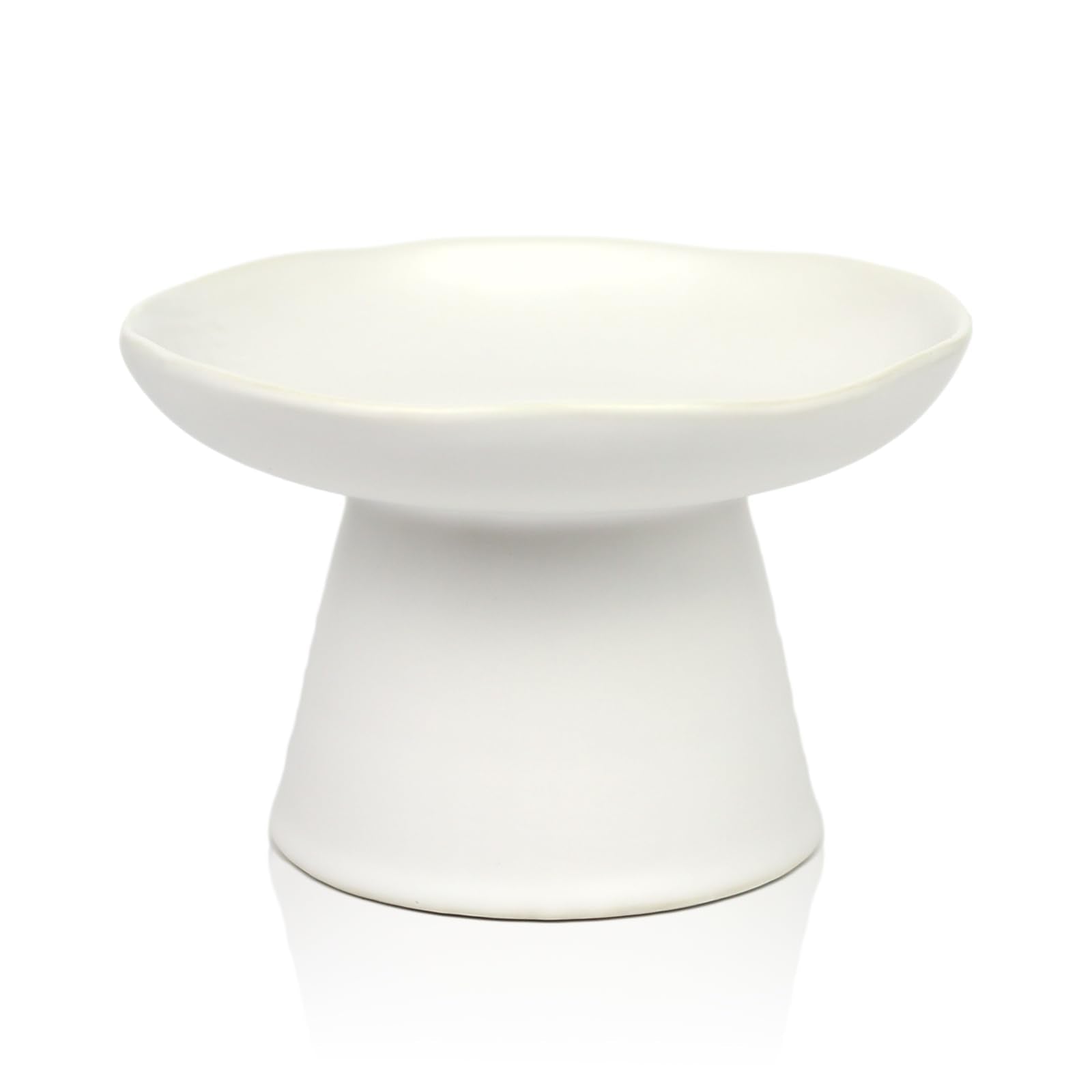 LOVINFURBABY extra wide 6.1-inch raised bowl improves eating comfort for flat-faced cats