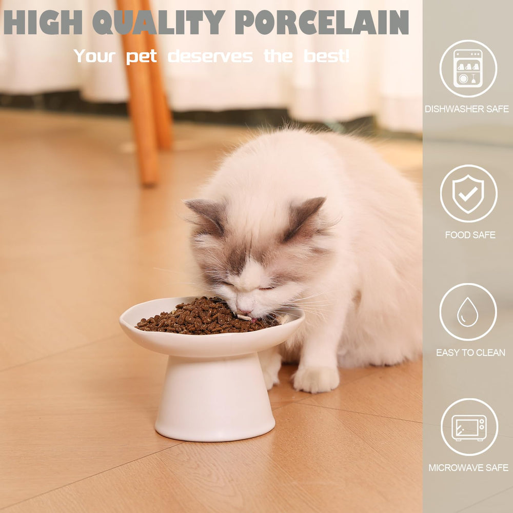 LOVINFURBABY porcelain cat bowl is non-toxic and easy to clean