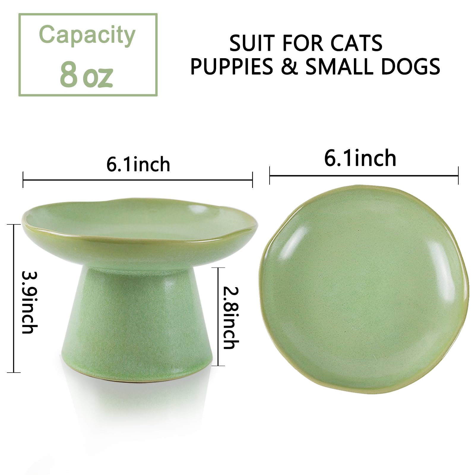LovinFurBaby raised cat bowl elevates feeding height for comfortable posture.