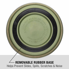Loving Pets Bella Bowl artichoke no-spill design reduces mess at mealtime