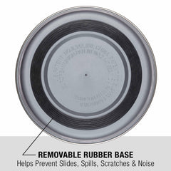 Loving Pets Bella Bowl stainless-steel interior is hygienic and easy to clean.