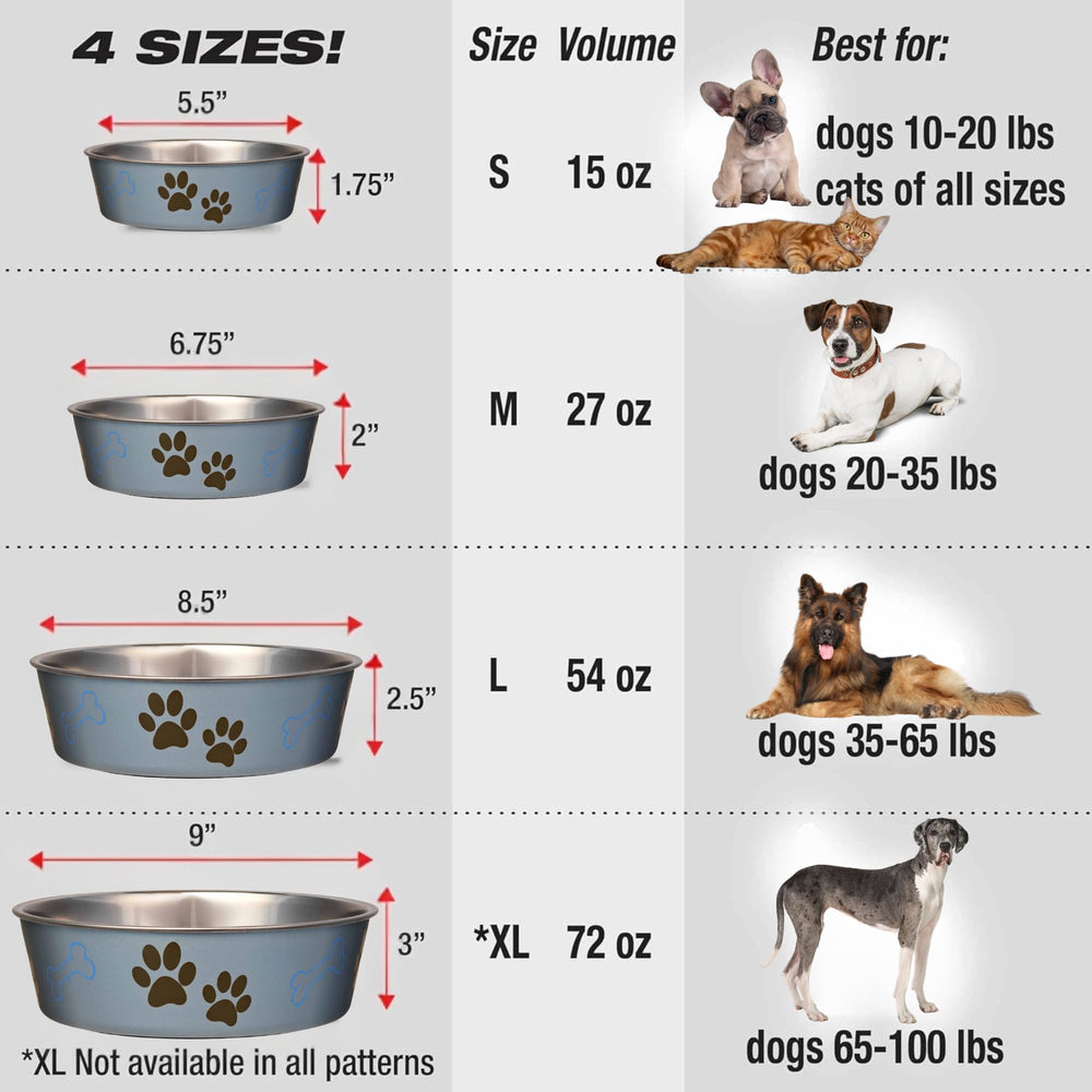 Loving Pets Bella Bowl travel-friendly design supports meals at home and on the go.