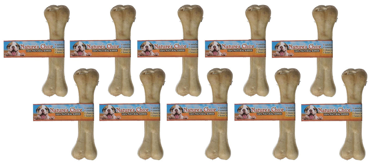 Loving Pets Dlv4706 natural pressed rawhide bone enhances dental health during chew sessions.