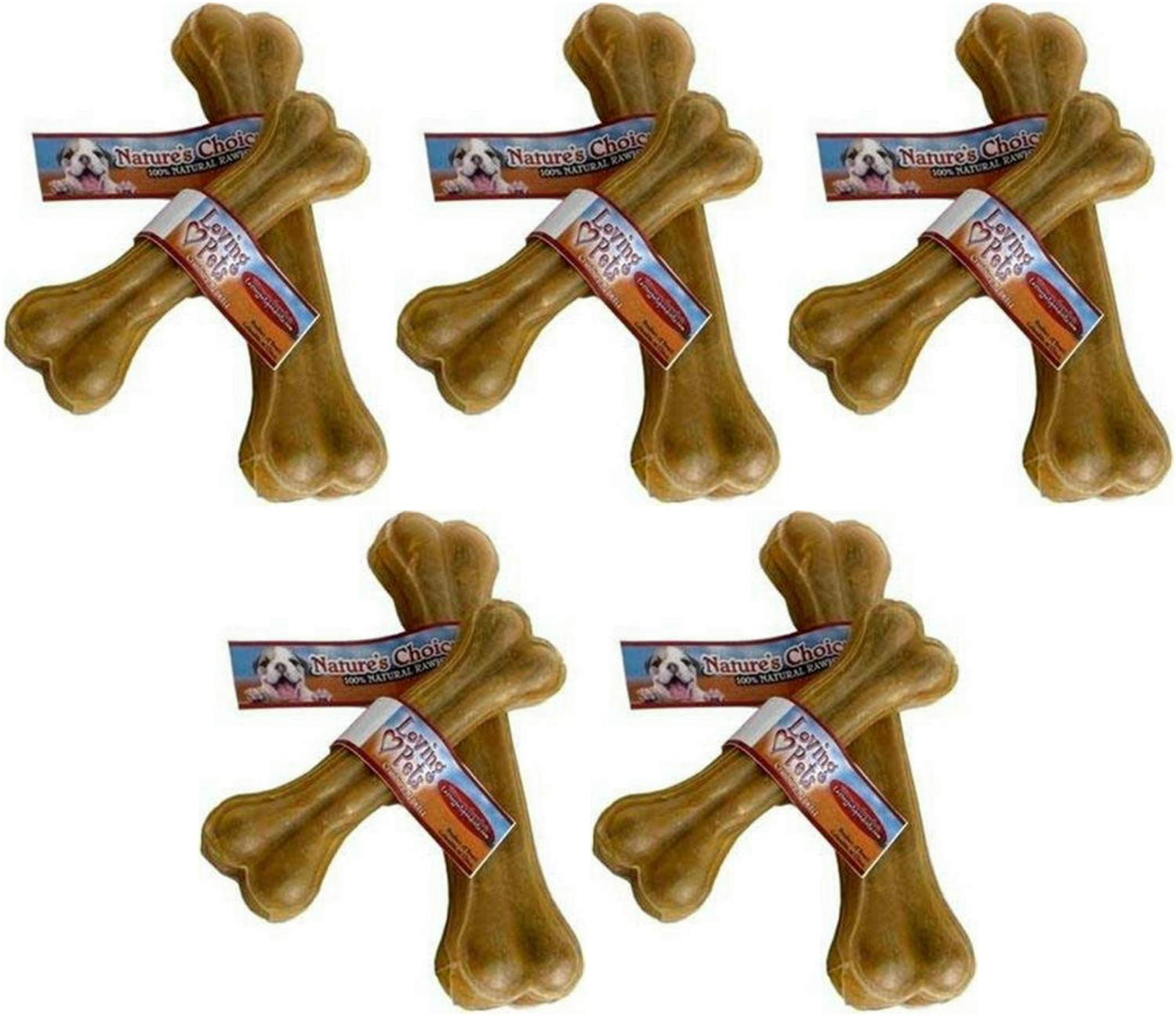 Loving Pets Nature's Choice pressed bone 12in chew-action demonstrates durable chewing and tartar-control potential.