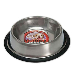 Loving Pets standard no-tip dog bowl 16oz with non-slip base for spill-free meals