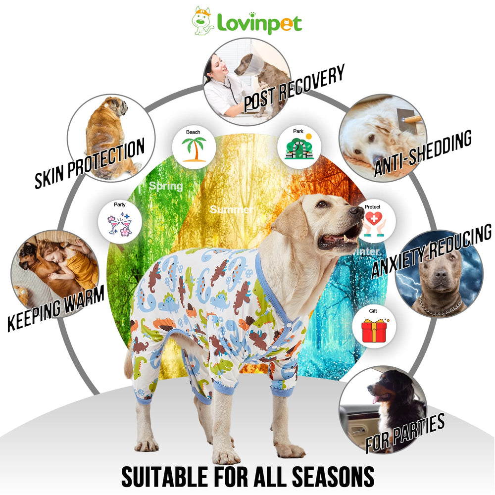 LovinPet all-season recovery pajama suitable for year-round wear