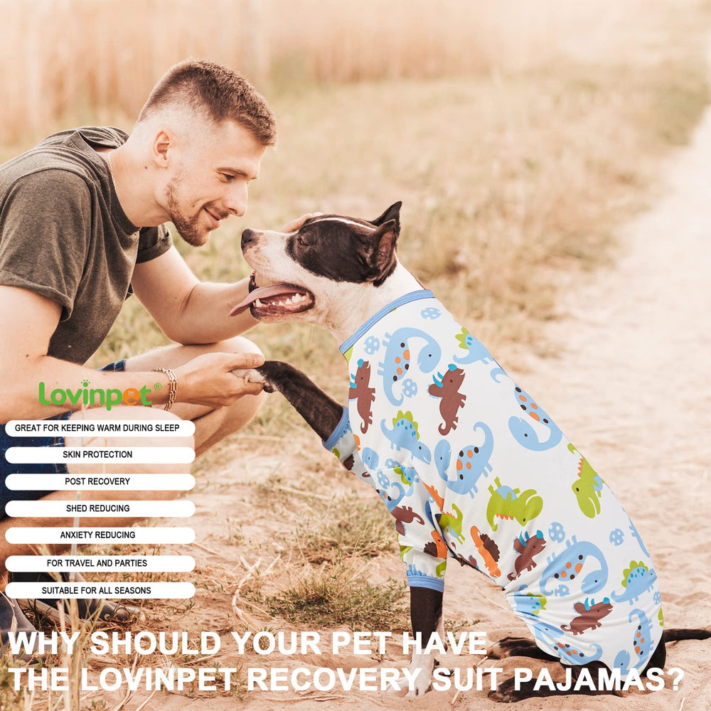 LovinPet buyers story image of a large dog wearing cozy jammies