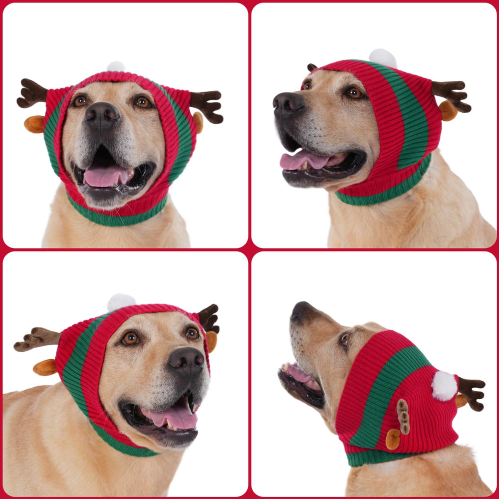 LovinPet Christmas dog hat snood neck warmth for chilly days