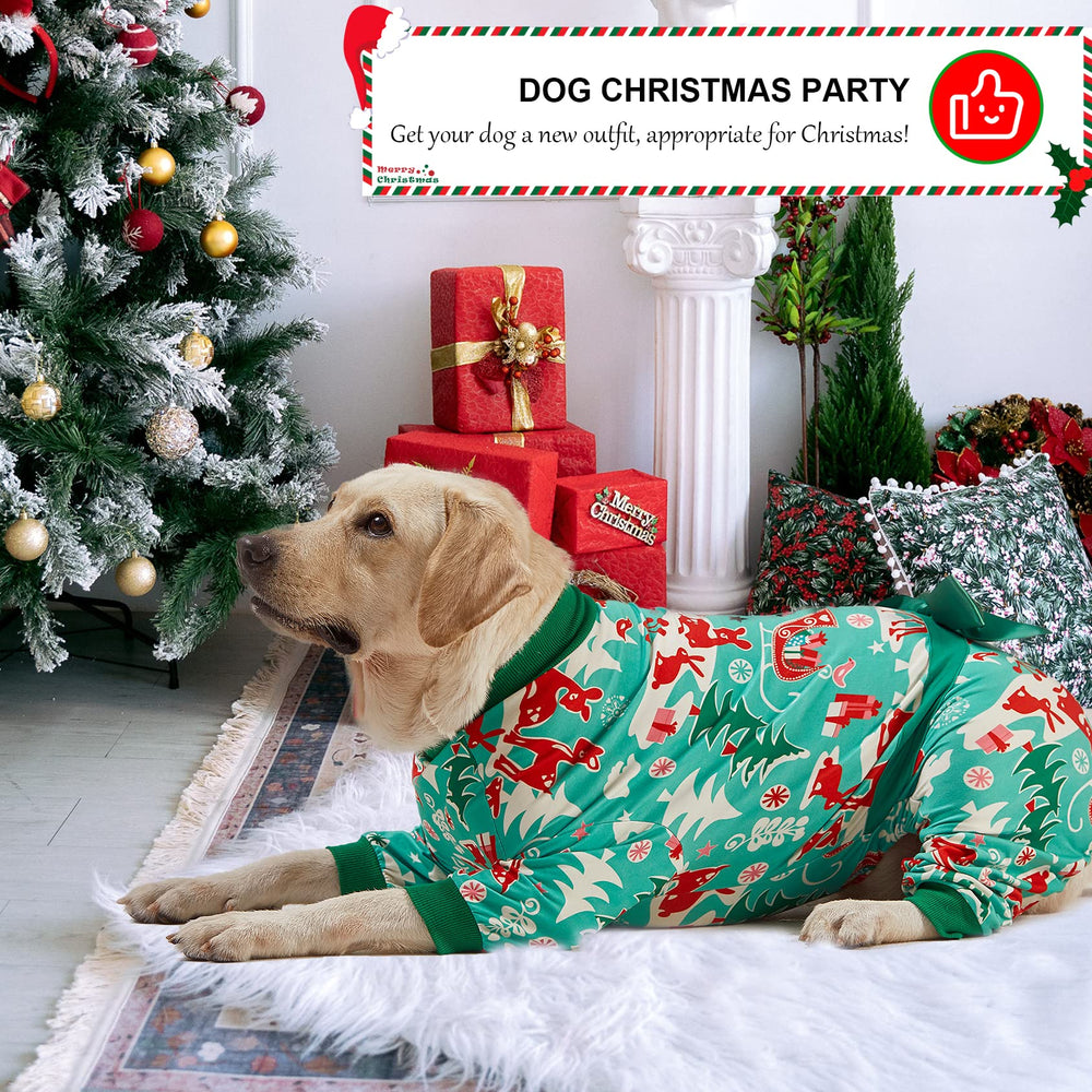 LovinPet Christmas pajamas with easy pullover design for quick outfit changes