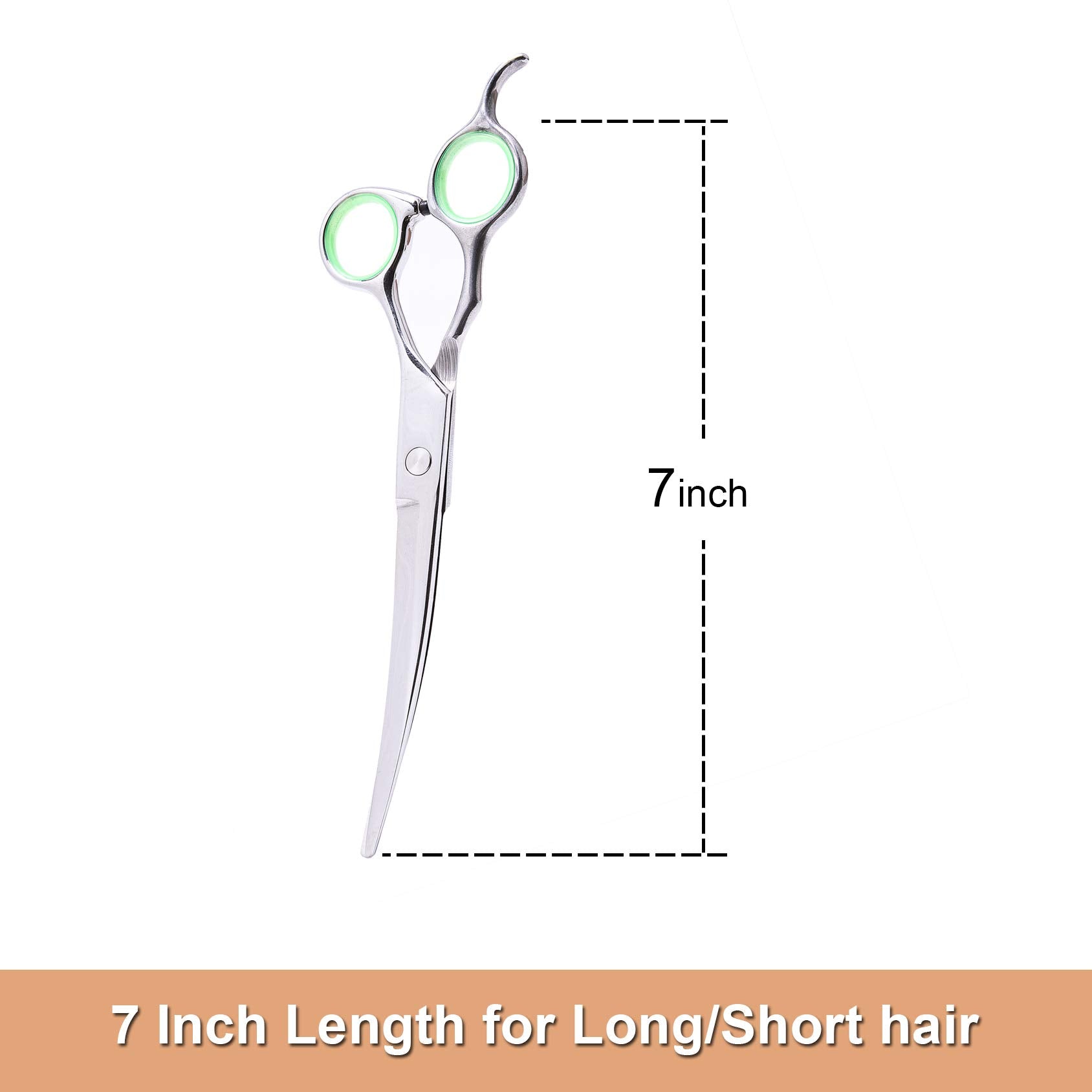 LovinPet dog-cat grooming shears with ergonomic cushioned handle