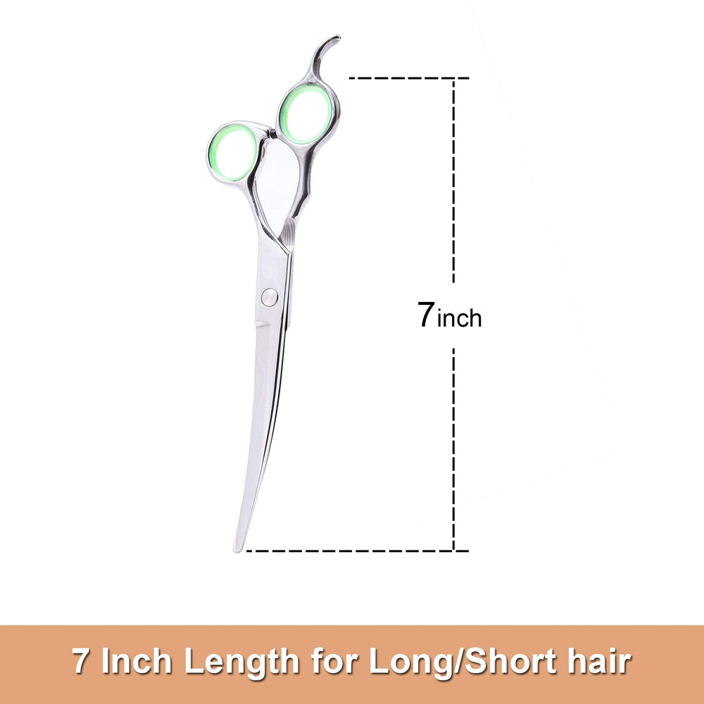 LovinPet dog-cat grooming shears with ergonomic cushioned handle