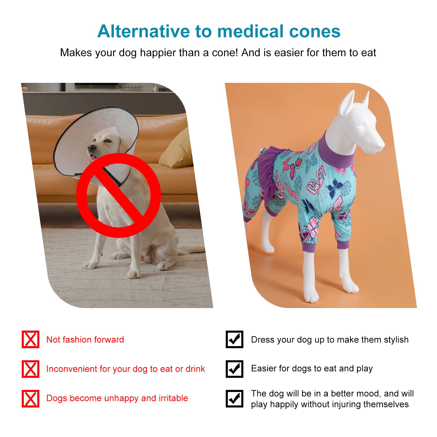LovinPet dog-pajamas cozy-fit secure wear during play and sleep