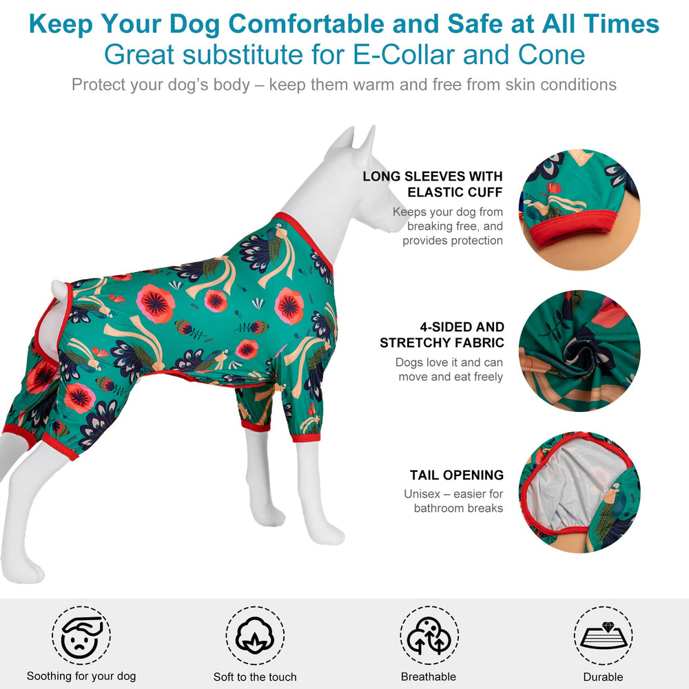 LovinPet dog pajamas for indoor-outdoor activities with easy dressing