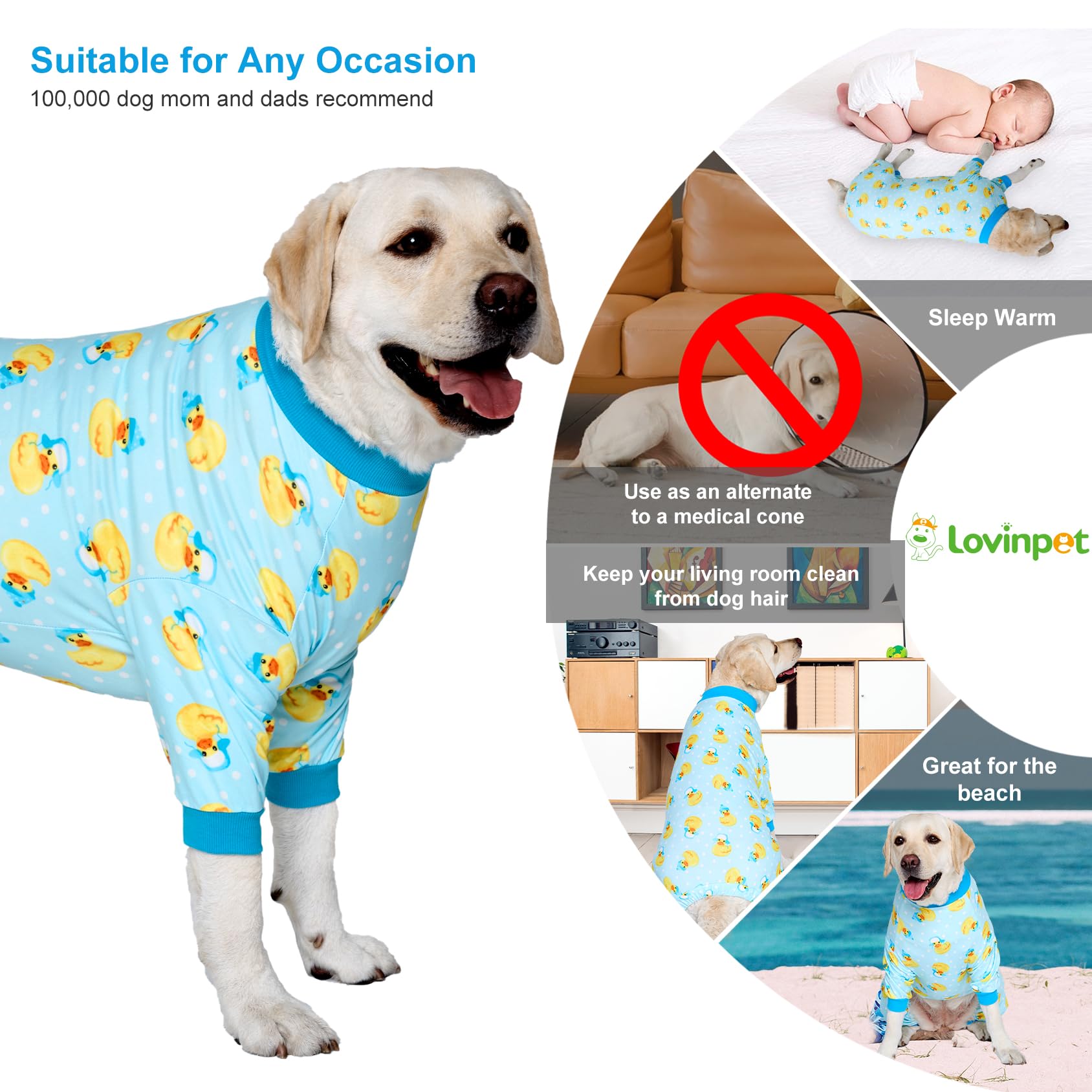 LovinPet travel-ready pjs; ideal for car trips and outdoor adventures.