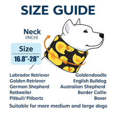 LovinPet Dog Recovery Collar adjustment strap supports a personalized, snug fit.