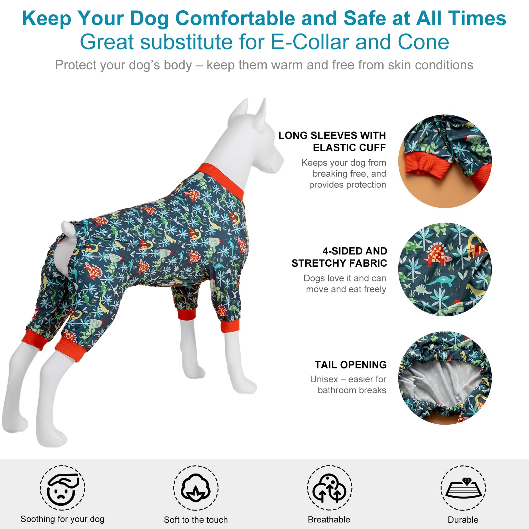 LovinPet full-coverage design helps keep dogs warm during cooler evenings.