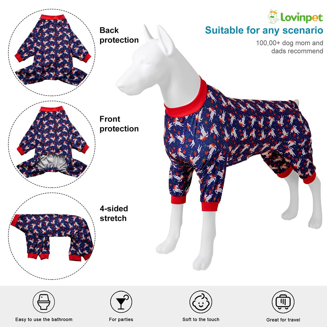 LovinPet easy-wear dog onesie—elastic, soft fabric for quick on/off