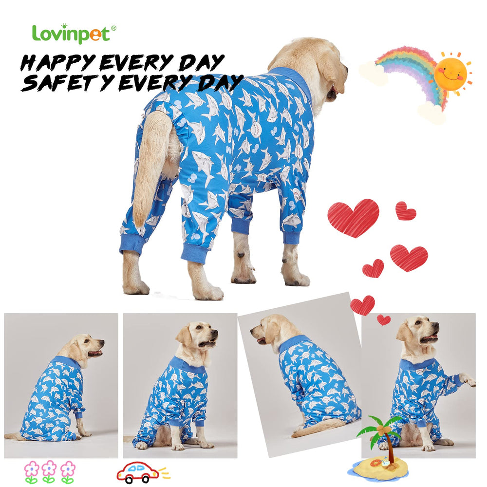 LovinPet large-breed husky PJs designed for roomy, comfortable fit.